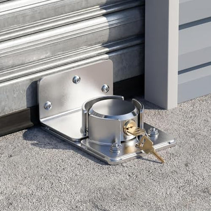 Stainless Steel Roll-Up Garage Door Lock Kit