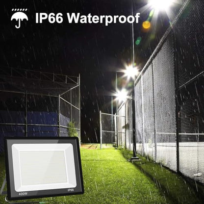 400W LED Flood Lights 2 Pack, 40000LM 6000K, IP66 Outdoor Lights - size: 400 W-2 pack