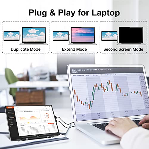 HAMTYSAN Raspberry Pi Screen, 7 Inch Portable Monitor External Display 800x480 IPS Screen Small HDMI Monitor for Raspberry Pi 400/4/3/2/Zero/B/B+ Jetson Nano Win11/10/8/7 (Non-Touch) - size: 7" 800x480, style: No-touch