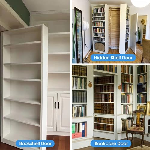 Pivot Hinge, Pivot Door Hardware for Hidden Door Bookcase - color: L Shape