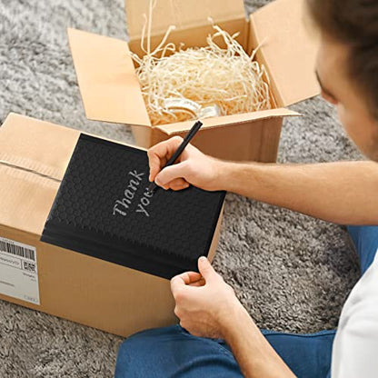 Metronic Bubble Mailers 6x10 Inch 100 Pack Black Opaque Padded Envelopes - color: Black, size: 6x10" 100PC