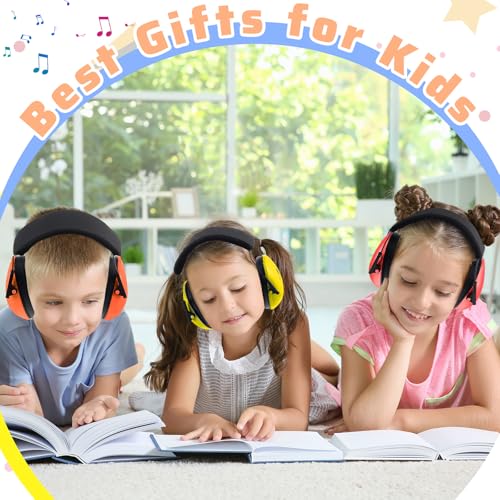 Amylove 12 Pcs Kids Noise Cancelling Headphones Ear Muffs Rainbow Style - size: Universal Fit (kids & Adults), style: Rainbow Style