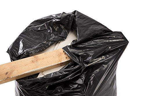 Suncast 55 Gal, Extra Tall Commercial Contractor Trash Bags, 3 Mil, 15 Pack