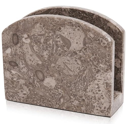 Radicaln Marble Napkin Holder for Table, 6.5 Inch Paper Napkin Organizer - color: Oceanic