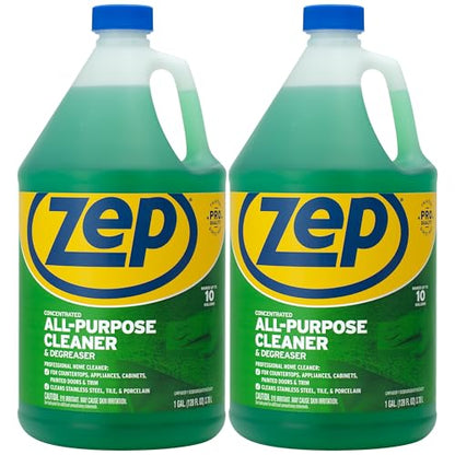 Zep All-Purpose Cleaner and Degreaser - 128 oz (Pack of 2) - size: 128 Fl Oz (Pack of 2)