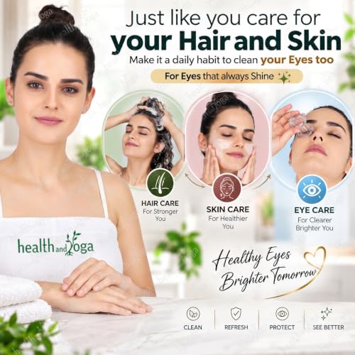 ChillEyes Transparent Eye Wash Cups for Effective Eye Cleansing - with Storage Container - Eye Shaped Rim, Snug Fit (2 Pcs.)