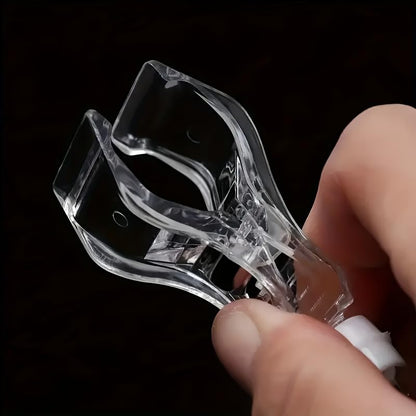 10pcs Clear Plastic Signage Clips for Shelves, Retail Price Tag Holders for Office, Reading, Dining Use