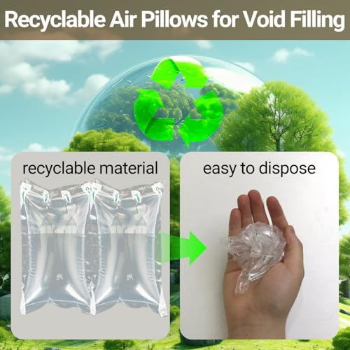 300 Count Air Pillows for Shipping Inflatable Air Bags for Packing, 3.54" X 5.9" Air Pockets for Packaging Moving Supplies Box Filler Purse Shaper Alternative to Packing Peanuts - size: 3.54" * 5.9" (300 Count）