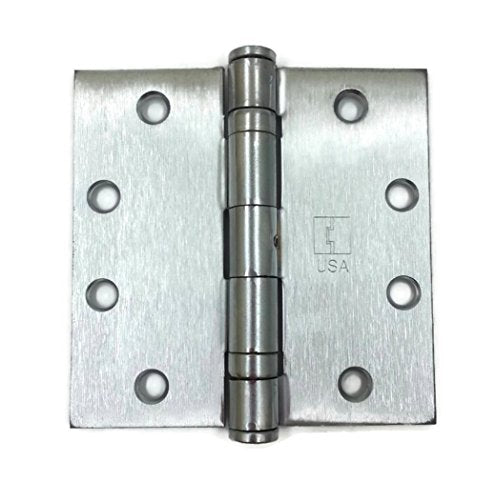 Hager Full Mortise Steel Hinge BB1279 NRP 4.5 x 4.5 US26D/652 (Satin Chrome) - Box of 3 Ball Bearing hinges