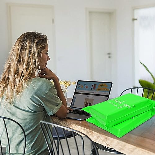 JinRuiKJ Thank You Poly Mailers 10x13 Inch, 100 PCS, Green - color: Green, size: 10*13inch 100pcs