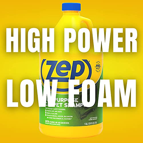 Zep Carpet Shampoo Concentrate Cleaner 1 Gallon Professional Sprayer Bottle 32oz