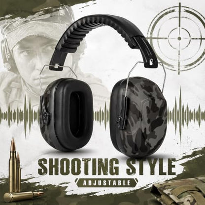Amylove 12 Pcs Kids Noise Cancelling Headphones Ear Muffs Camo Style - size: Universal Fit (kids & Adults), style: Camo Style