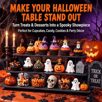 Unittype 3pcs 3tier Retail Display Farmers Market Display Stand, Black