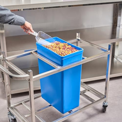 Restaurantware 10 gal Blue Plastic Cup Ingredient Bin - color: Blue