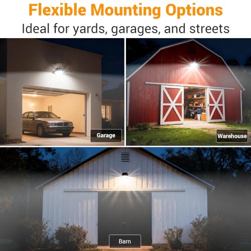 LED Barn Light Dusk to Dawn with Photocell, 55W 7500LM 5000K Daylight, 500W Incandescent/200W HID Replacement, Weather Resistant Outdoor Security Light for Yard, Garage, Farm, Porch - color: Barn Light - 55W