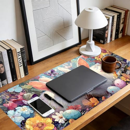 Nuxovilar Large Gaming Mouse Pad Desk Mat, 15.7x35.4 Inches Polyester - color: HC00076