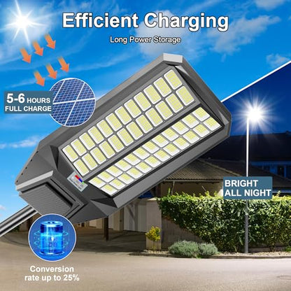 loyoele Large Solar Street Light, Led Flood Lights Outdoor, Waterproof - size: XXL-12000-2 Pack