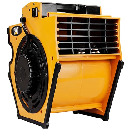 CAT fans - High Velocity 1200 CFM, Multi Pivoting Cooling, Ventilating, Drying Fan W/ 2 Grounded AC Outlets, Adjustable 4 Speed Enclosed Dual Ball Bearing Motor, & GFCI Plug (B-1200)
