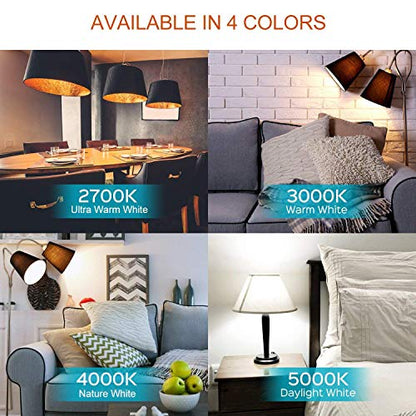 3 Inch LED Recessed Lighting, Dimmable Downlight 5W (40W Halogen Equivalent), CRI 80, 2700K Ultra Warm White Ceiling Light with LED Driver (4 Pack) - color: 2700k (Ultra Warm White), size: Black-3Inch-4Pack