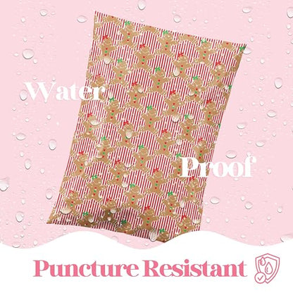 Pretty Package Store Poly Mailers 10x13, Gingerbread, 100 Pack - color: Gingerbread, size: 10x13