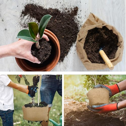 Buryeah 1 Pack 80 Inch X 15 ft Burlap Fabrics Roll Natural Jute Garden - size: 80 Inch x 15 ft