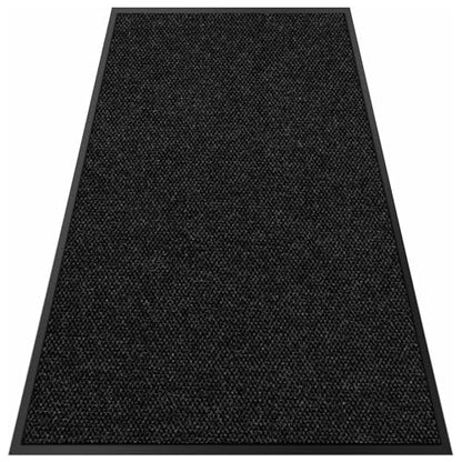 koloko 2ft x 4ft Durable Dirt Trapper Front Door Mat Outside Entrance - color: Black Pebble, size: 2 FT x 4 FT