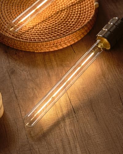 LED Tubular Light Bulbs E26 Dimmable Long Led Bulbs 6W Equal 60 Watt 3000K - size: D