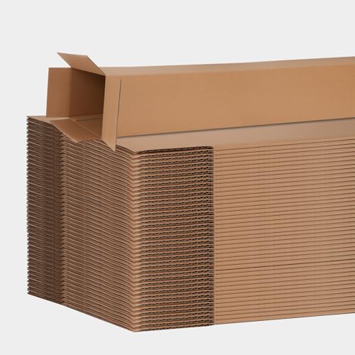 6x6x48 Inch Tall Corrugated Cardboard Boxes 10 Pack, 6"L x 6"W x 48"H Golf Club Shipping Boxes - Shipping, Moving, Packaging, Mailing, Storage Box for Home or Business - size: 6x6x48'' Pack of 10