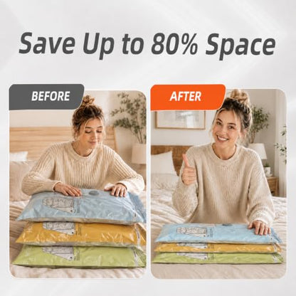 HOUSE DAY 15 Pack Vacuum Storage Bags for Travel with Cordless Pump & Scale - size: 15 Combo-Cordless PUMP