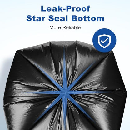 30-33 Gallon Trash Bags, 0.9MIL,100 Count, 32"x38" Black Garbage Bags, Bolsas de Basura, Durable & Puncture-Resistant, Heavy Duty Trash Can Liners,Made in USA for Commercial, Industrial - style: 33Gal-100 pcs-0.9