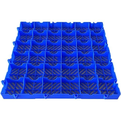 Plastic Pallet, Nestable Floor Pallets (2pcs, 23.6x15.7x2IN) - size: 2pcs-23.6x15.7x2IN