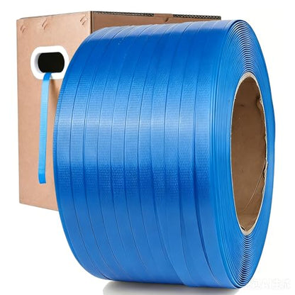 Heavy Duty Blue Polypropylene Strapping Roll 1/2" x 3300'