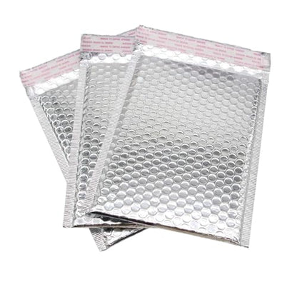 50 Pack 7 x 9 Inch Metallic Bubble Mailers, Silver Padded Mailing Envelopes, Foil Self Seal Padded Envelopes for mailing, packing - color: Silver, size: 50 Pack 7 x 9 Inch