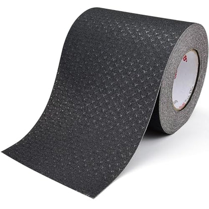S&X Anti Slip Tape 6in x 60ft Grip Tape for Stairs & Floors, Patterned - size: 6" x 60'