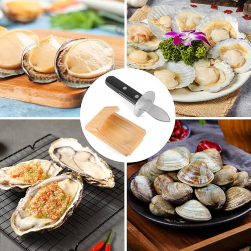 Oyster Shucker Set - Professional Stainless Steel Oyster Shucking Kit