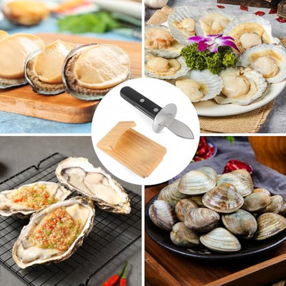Oyster Shucker Set - Professional Stainless Steel Oyster Shucking Kit