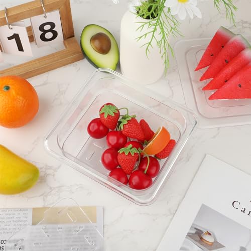 24 Pcs Plastic Drain Shelf, Drain Tray for 1/6 Size Food Pan - size: 1/6