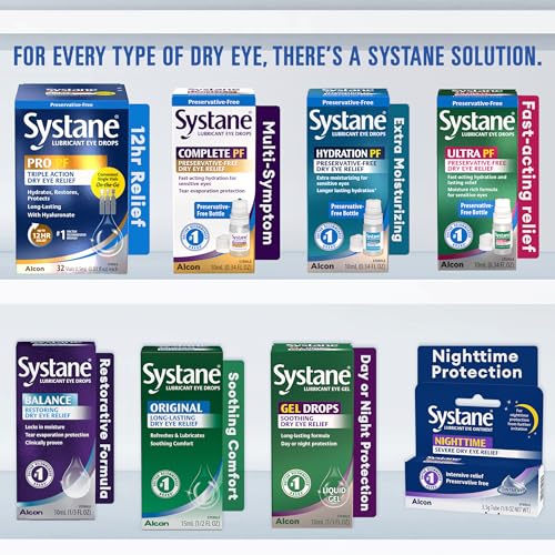 Systane PRO PF Multi-dose Preservative-Free Lubricant Eye Drops 32 Vials (Pack of 2) - size: 32 Count (Pack of 2)