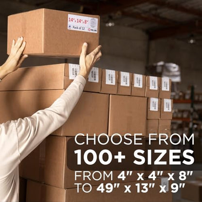 Long Cardboard Boxes 18"L x 6"W x 6"H, Pack of 6 - color: Pack of 6, size: Long 18x6x6"