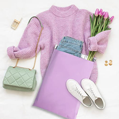 Fuxury Poly Mailers 10x13" 1200Pcs, Bulk Shipping Bags for Clothing Purple - color: Light Purple, size: 10x13" 1200pcs