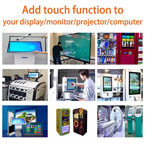 Chengying 21.5 inch (16:9) Infrared Multi-Touch Overlay - IR Touch Frame - 21.5" Infrared Touch Panel - USB Interface - with Protective Glass - size: 21.5 inch