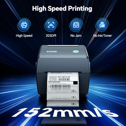 iDPRT iD880 Industrial Label Maker Supports 1" - 4.64" Wide Labels