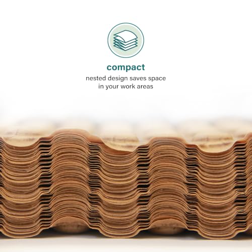 Elementree Paper Bubble Wrap Sheets for Packing, Moving, & Shipping - 24" x 12" x 500' - Eco-Friendly Kraft Bubble Paper - Recyclable Cushioning Wrap - Made in the USA (01942) - size: 24" x 12" x 500' Kraft