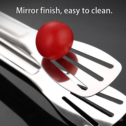 1Pcs Stainless Steel Kitchen Food Tong for Restaurant Kitchen (A-9inch) - size: A-9inch