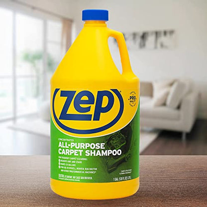 Zep Carpet Shampoo Concentrate Cleaner 1 Gallon Professional Sprayer Bottle 32oz
