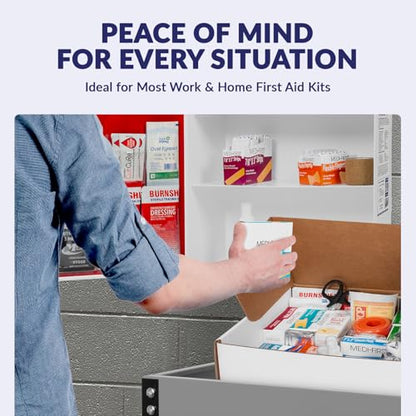 MFASCO First Aid Kit Refill Pack Workplace ANSI/OSHA 2021 Class B 417 Piece - size: 3 Shelf, style: Standard no Cabinet