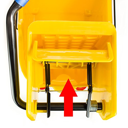 RKMW36-Y Side Press Wringer Replacement for Commercial Mop Bucket 36 qt / 9 gal (Yellow) - size: Wringer