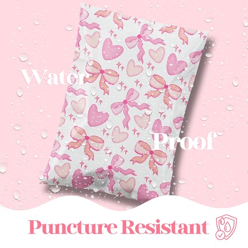 Pretty Package Store Poly Mailer 6x9, Coquette, 100 Pack - color: Coquette, size: 6x9