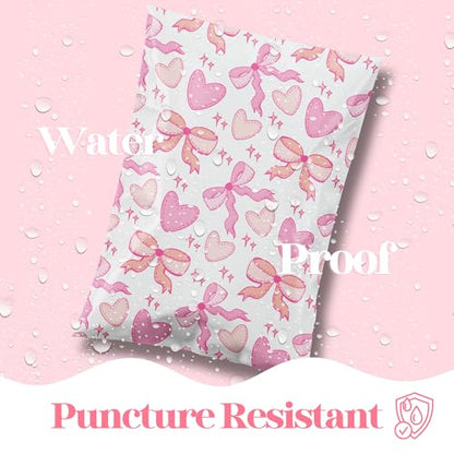 Pretty Package Store Poly Mailers 10x13, Coquette, 100 Pack - color: Coquette, size: 10x13