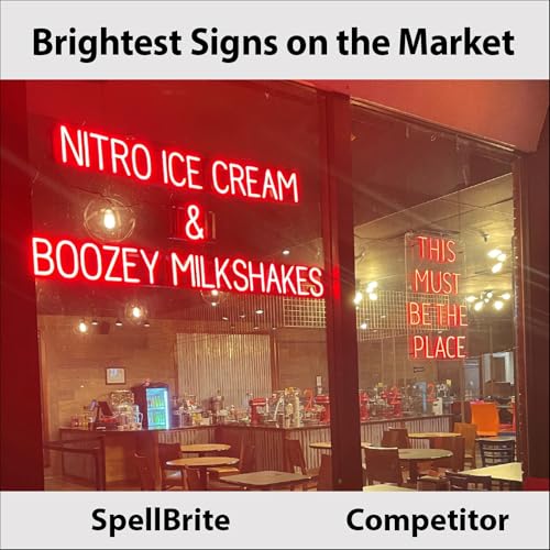 SpellBrite LED Neon BONGS Sign for Business - Blue, 21" x 6" - color: Blue, size: BONGS (21"x6.3")